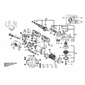 Bosch GWS 14-125 C (0601384703-EU)